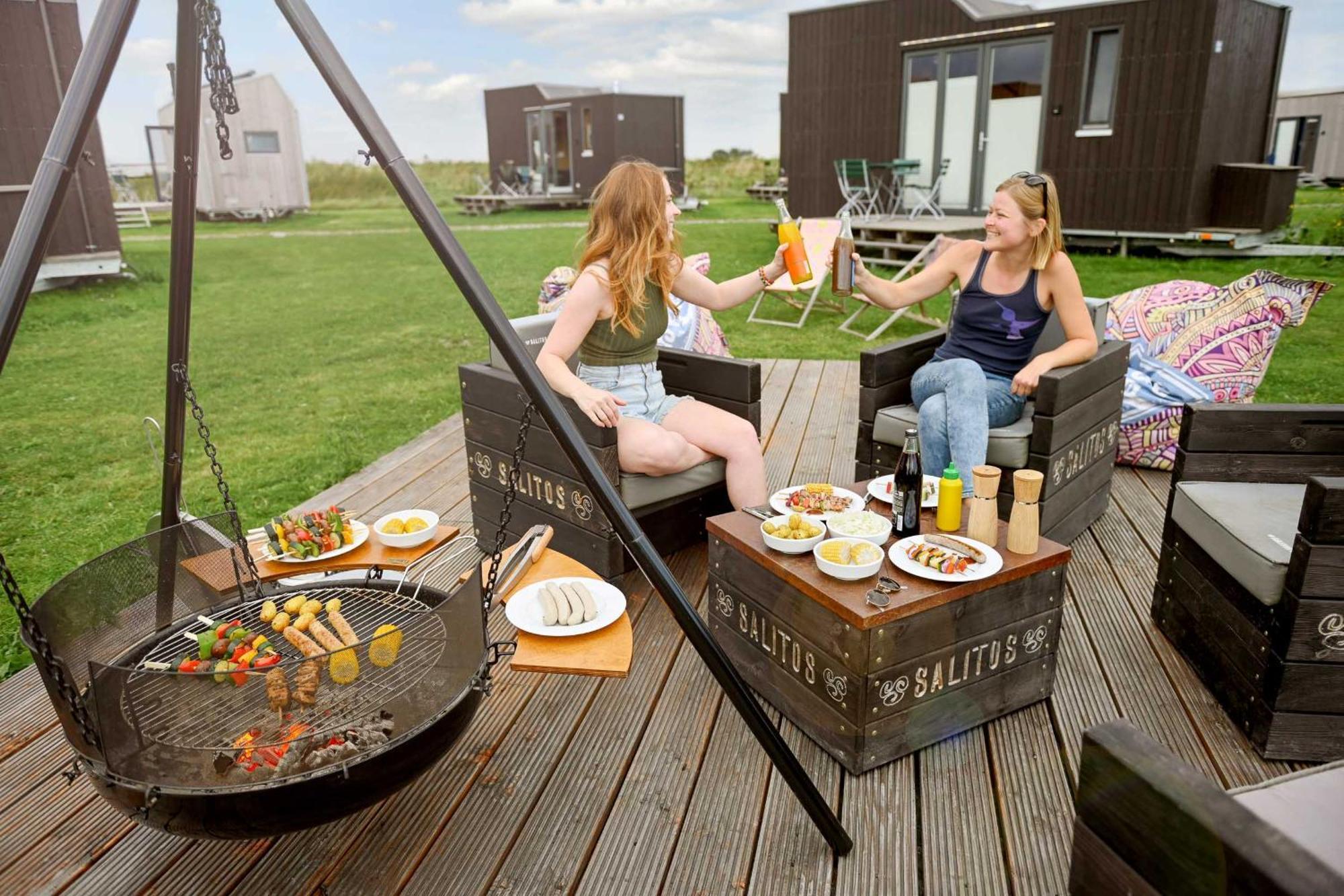 Tiny House Nature 9 Zur Kuhweide - Green Tiny Village Harlesiel Carolinensiel Bagian luar foto